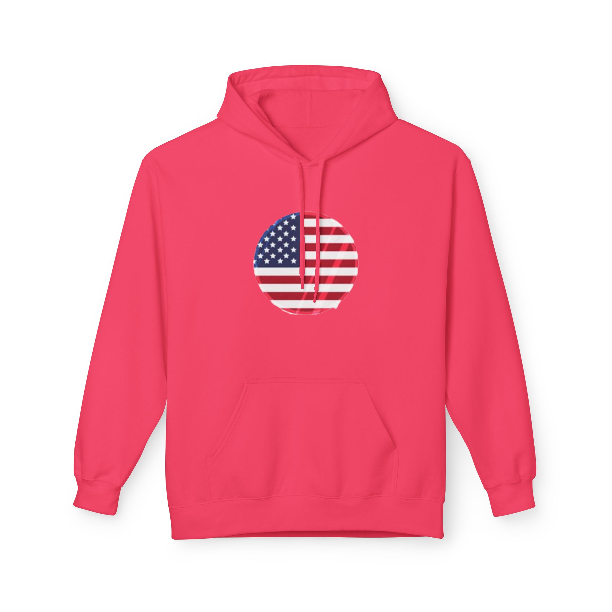 American Flag Circle Hoodie — USA Patriotic Pullover for 4th of July – Image 49