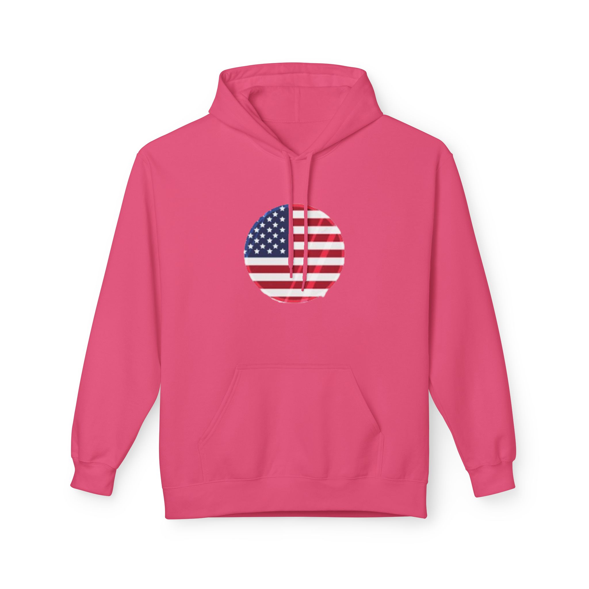 American Flag Circle Hoodie — USA Patriotic Pullover for 4th of July – Image 45