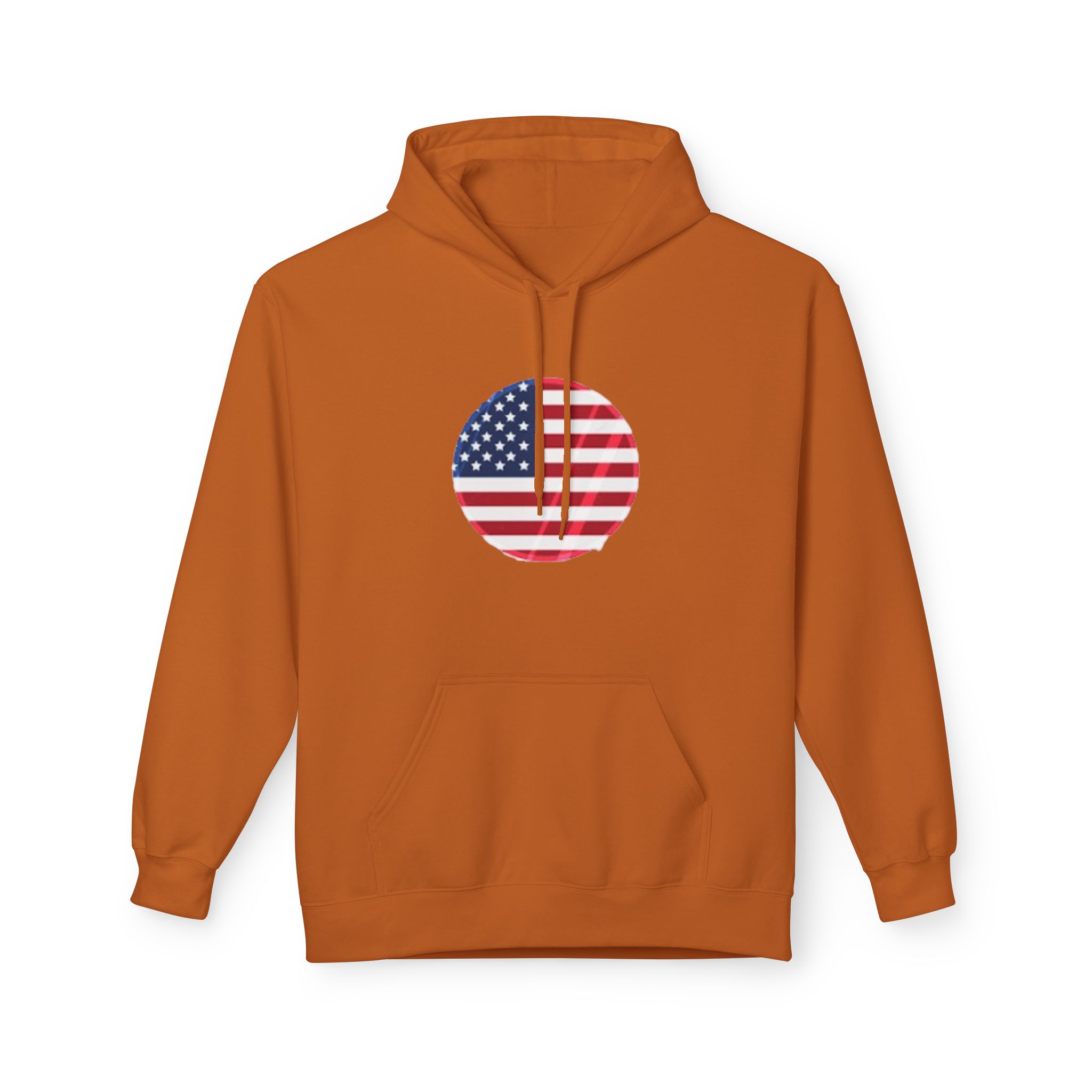 American Flag Circle Hoodie — USA Patriotic Pullover for 4th of July – Image 17